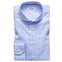 Рубашка ETON голубого цвета в клетку Slim Fit