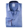 Синяя рубашка OLYMP Comfort Fit Non Iron