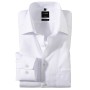 Белая бизнес рубашка OLYMP Modern Fit Non Iron удлиненный рукав