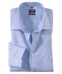 Голубая бизнес рубашка OLYMP Modern Fit Non Iron удлиненный рукав