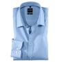 Голубая бизнес рубашка OLYMP Body (Slim) Fit stretch
