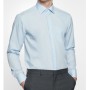 Голубая классическая рубашка Seidensticker MODERN FIT Non Iron удлиненный рукав