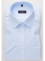 Голубая рубашка ETERNA Comfort Fit с коротким рукавом Non Iron