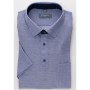 Синяя рубашка polo Piquee ETERNA Comfort Fit Non Iron