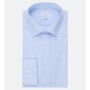 Рубашка Seidensticker голубая полоска Shaped Fit Non Iron