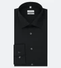 Бизнес рубашка Seidensticker черная Regular (Modern) FIT Non Iron